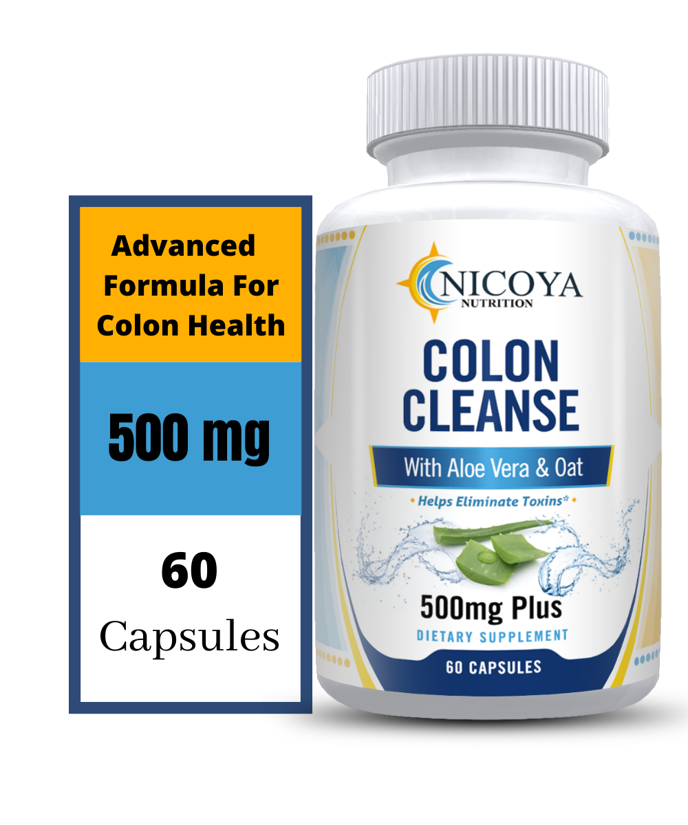 Organic Colon Cleanse 500Mg+ | Lose Weight, Detox, Bloating, Gas & Boost Energy