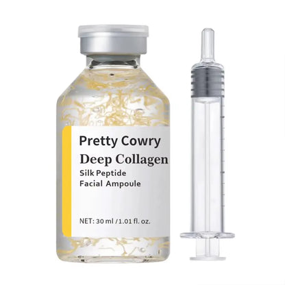 Silky Collagen Serum Peptide Firming Facial Care Deep anti Aging Essence Long Lasting Hydration Revitalizes Skin Radiance