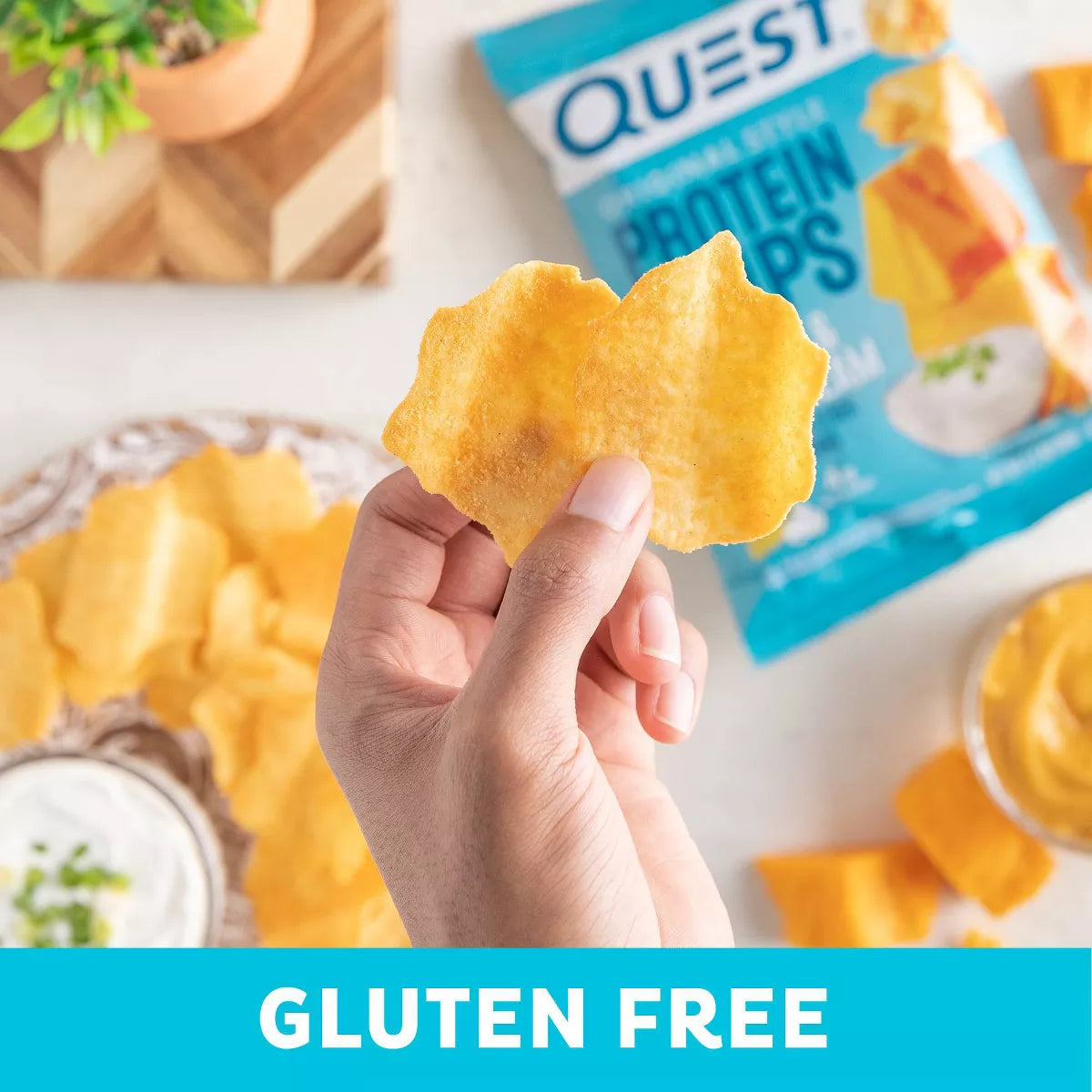 Quest Nutrition Protein Chips - Cheddar & Sour Cream