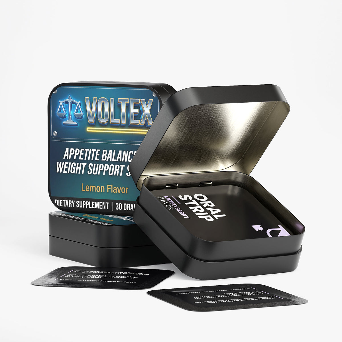 VOLTEX Appetite Balance & Weight Support Strips — 30 Oral Strips