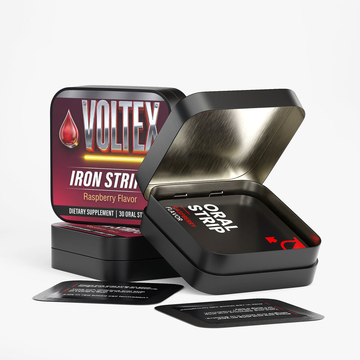 VOLTEX Iron Strips — 30 Oral Strips