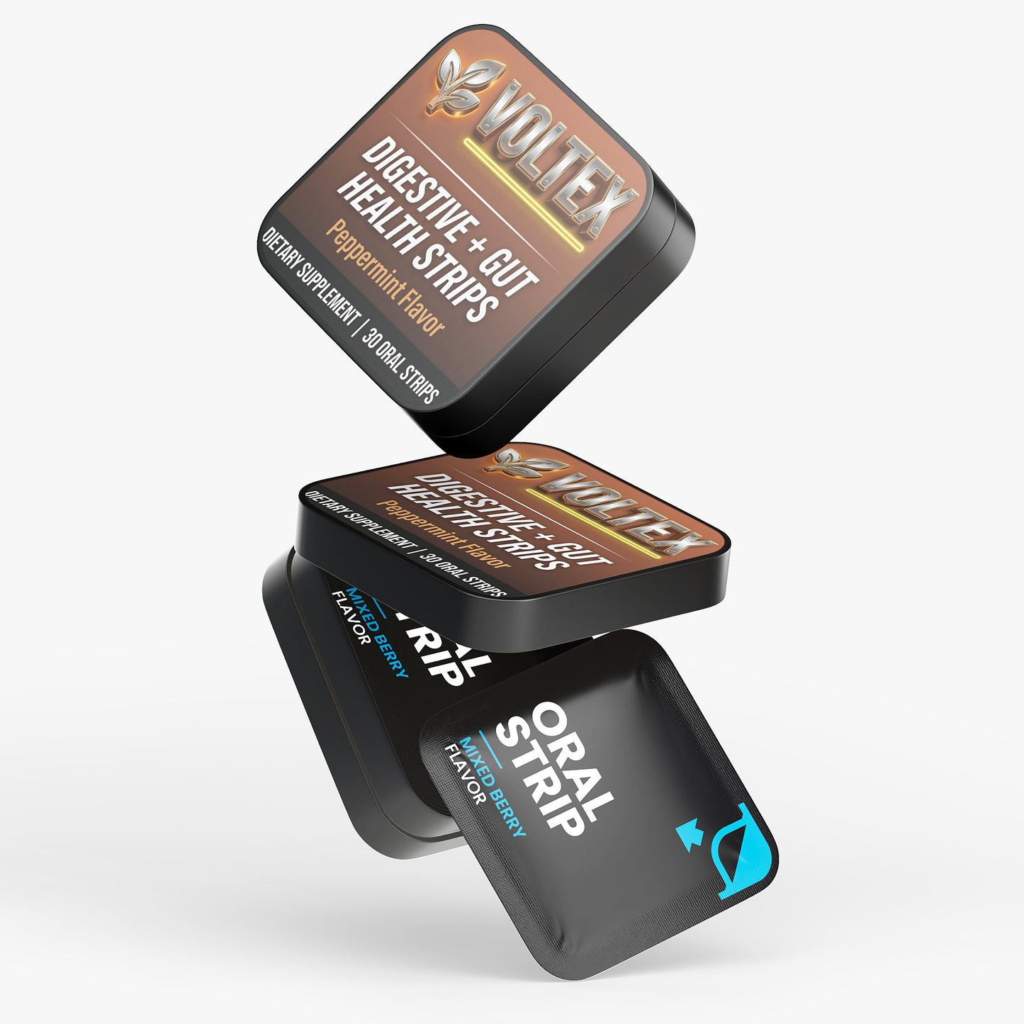 VOLTEX Digestive + Gut Health Strips — 30 Oral Strips