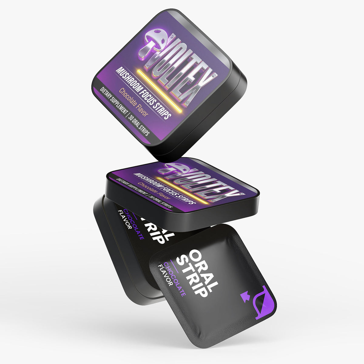 VOLTEX Mushroom Focus Strips — 30 Oral Strips