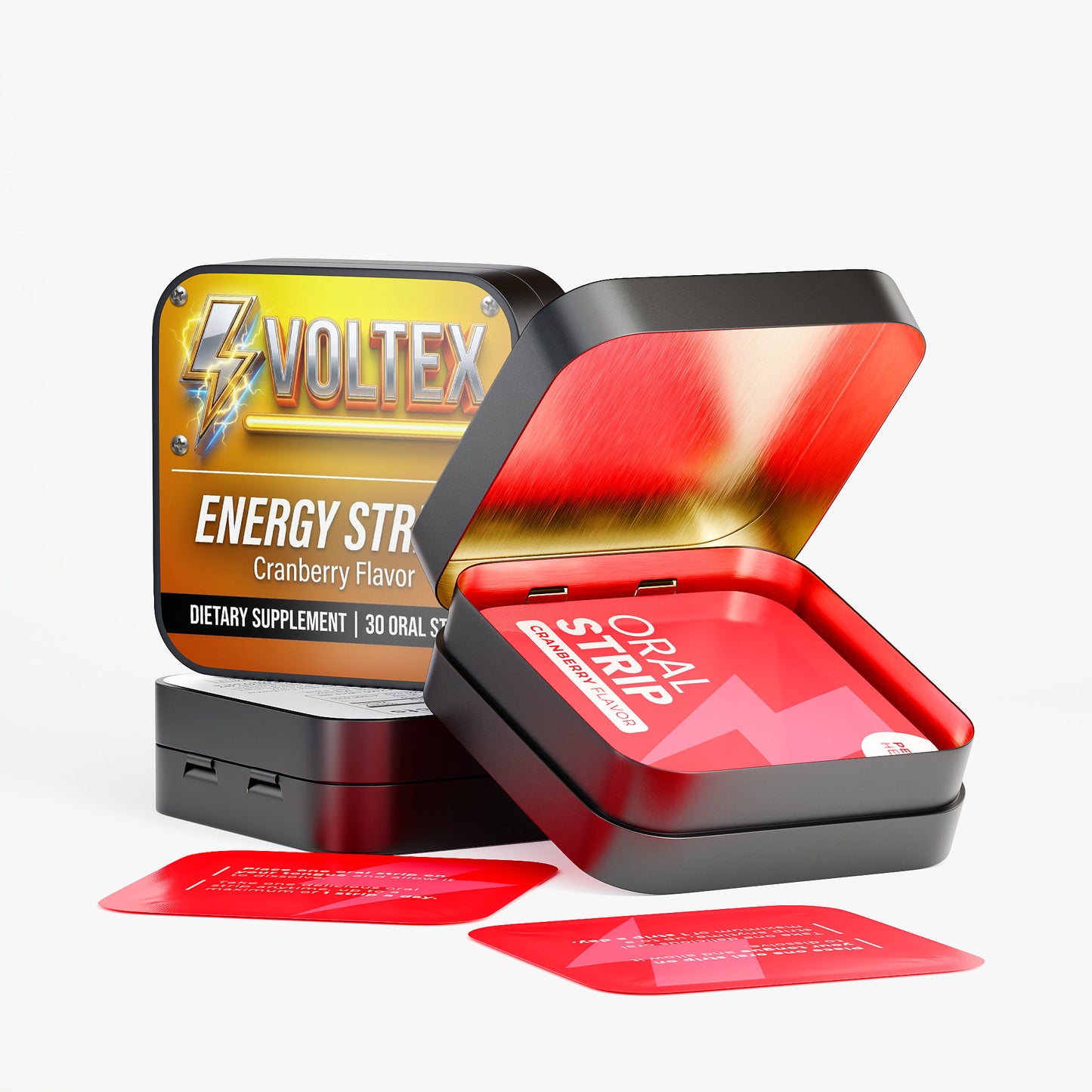 VOLTEX Energy Strips — 30 Oral Strips