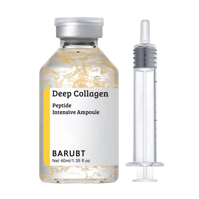Silk Collagen Peptide Essence for Women Tightening Lifting, Deep Collagen Hydrating Essence, Korean Smoothing Firming Face Serum
