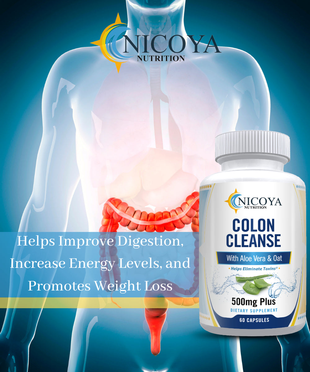 Colon Cleanse 500MG | Help Naturally Lose Weight, Detox, Bloating & Boost Energy