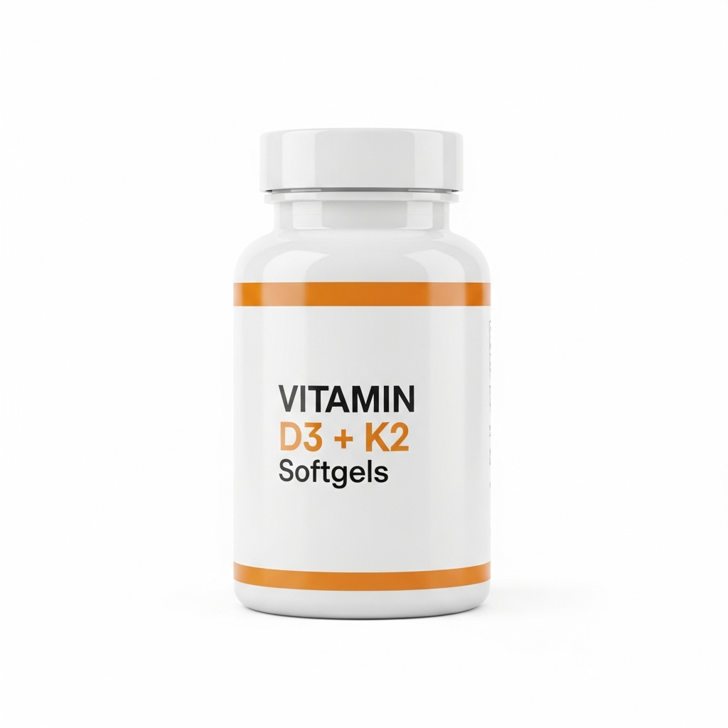 Micro Ingredients Vitamin D3 K2 Supplement Softgels
