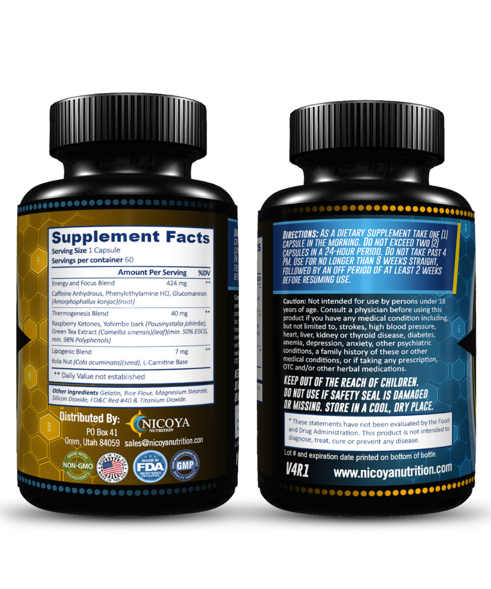 OXY BURN 472MG | Weight Loss & Fat Burner, Natural Appetite Suppressant & Energy