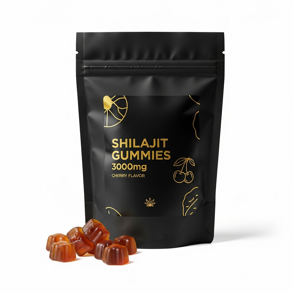 BeepWell Shilajit Gummies - Pure Himalayan 3000mg
