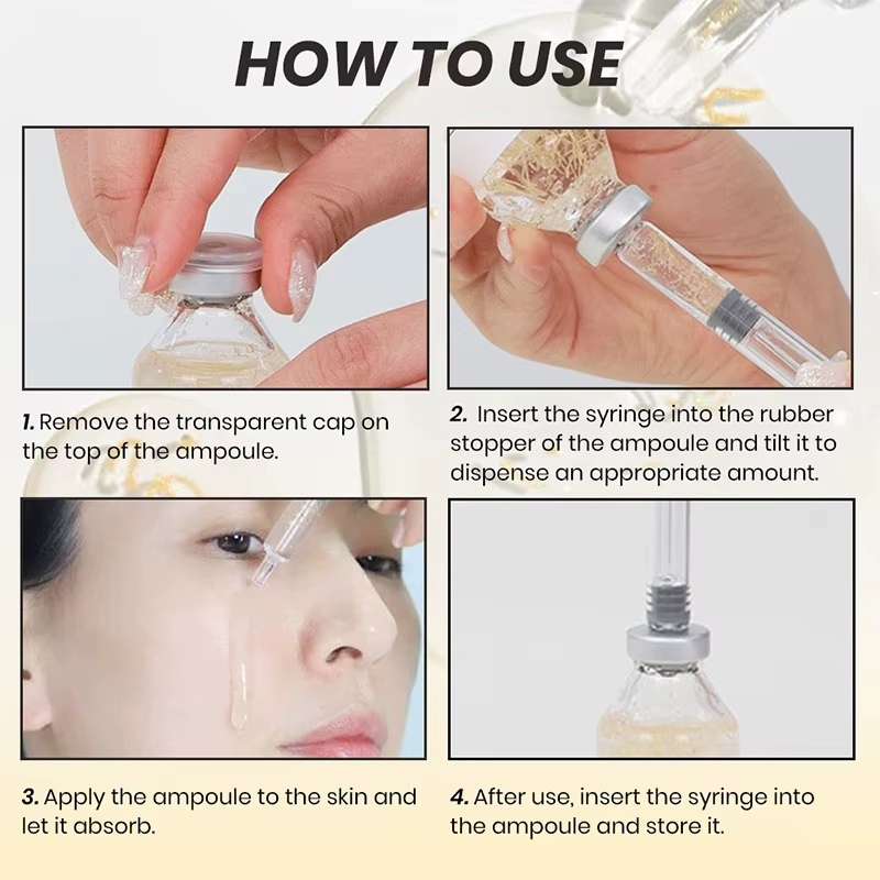 Silk Collagen Peptide Essence for Women Tightening Lifting, Deep Collagen Hydrating Essence, Korean Smoothing Firming Face Serum