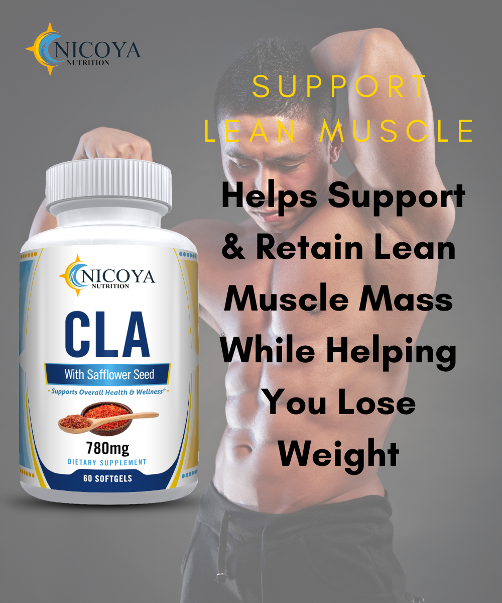 CLA 780Mg | Stim-Free Weight Management/Fat Burner Lean Muscle 120 Softgels 2PK