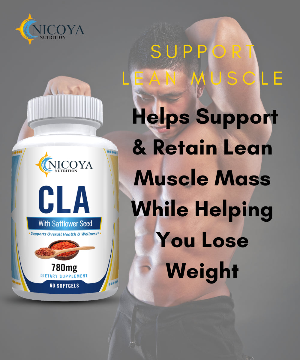 CLA 780MG | Stim-Free Weight Loss & Lean Muscle Mass -Conjugated Linoleic Acid