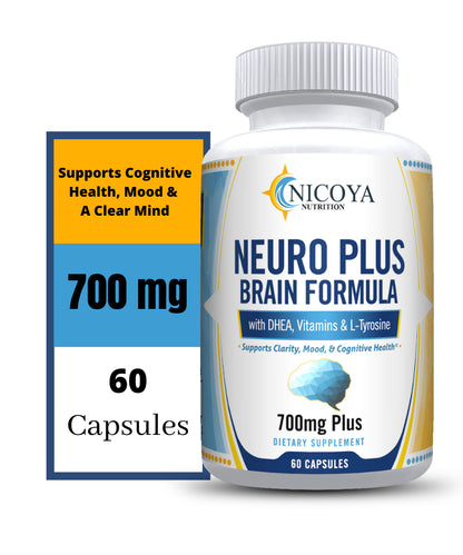Neuro Brain & Focus 700MG+ Healthy Memory Function, Clarity Nootropic Supplement