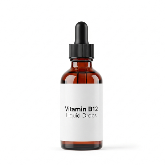 Vitamin B12 Liquid Drops (2-Pack) - Energy & Brain Support