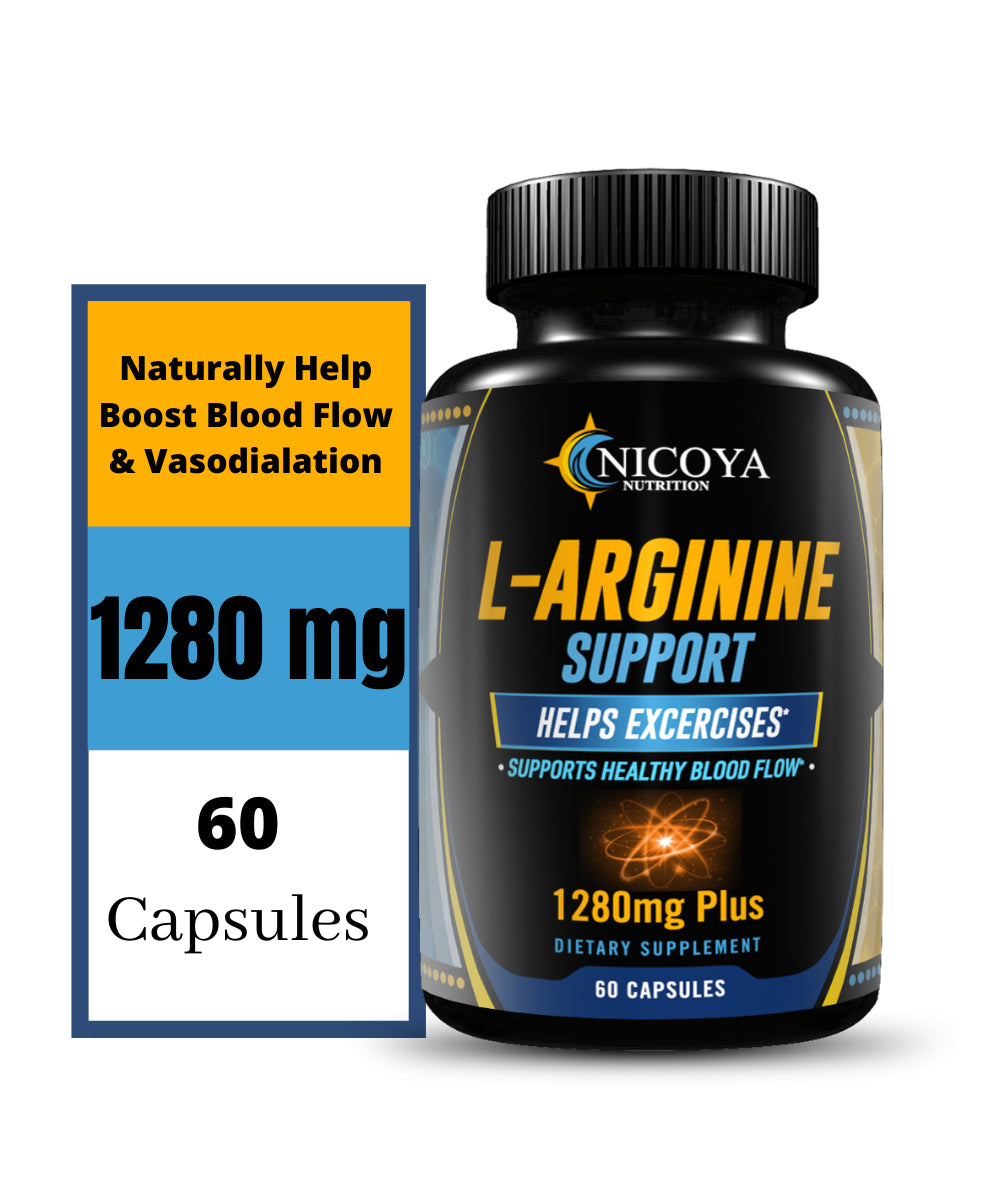 Natural Testosterone Enhancer + Nitric Oxide L-Arginine -Value 2 Pack Bundle!