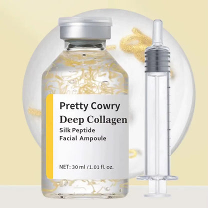 Silky Collagen Serum Peptide Firming Facial Care Deep anti Aging Essence Long Lasting Hydration Revitalizes Skin Radiance