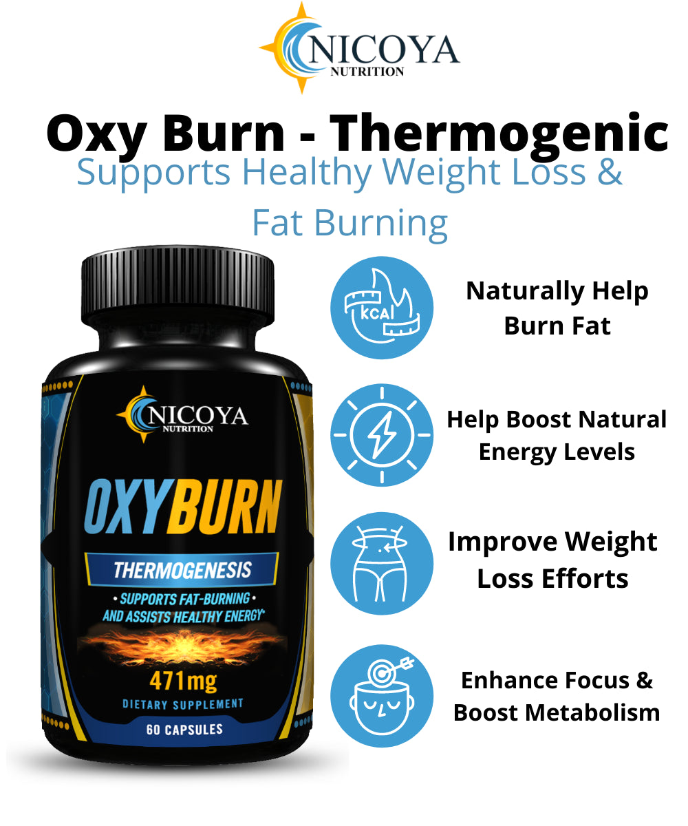 OXY BURN 472MG | Weight Loss & Fat Burner, Natural Appetite Suppressant & Energy