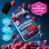 Mushroom Gummies - Lion Mane & Reishi (60 Count)