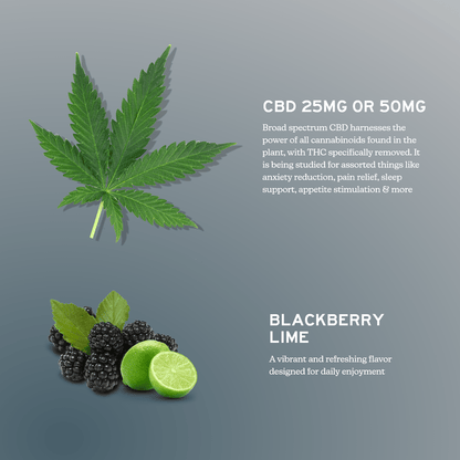 Broad Spectrum CBD Gummies - THC Free