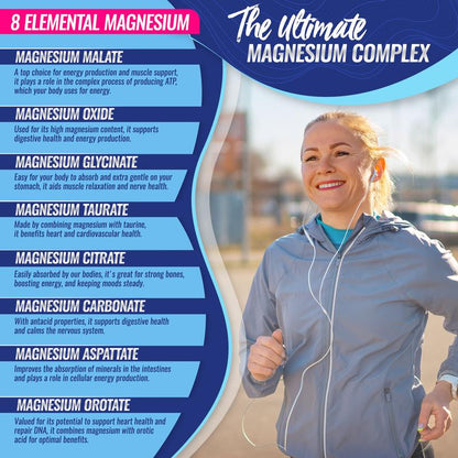 Toplux Magnesium Complex 1000mg — 6 Pack Bundle (Save 35%)