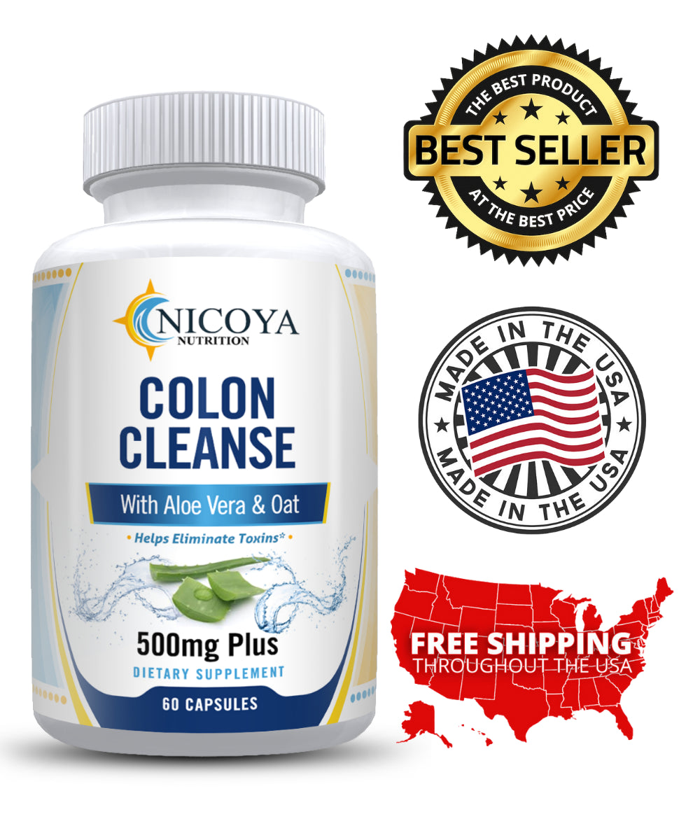 Colon Cleanse 500MG | Help Naturally Lose Weight, Detox, Bloating & Boost Energy