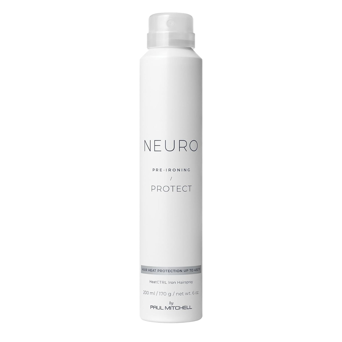 Neuro by Paul Mitchell Protect Heatctrl Iron Hairspray, Perfect Prep + Finish for Heat Styling, for All Hair Types