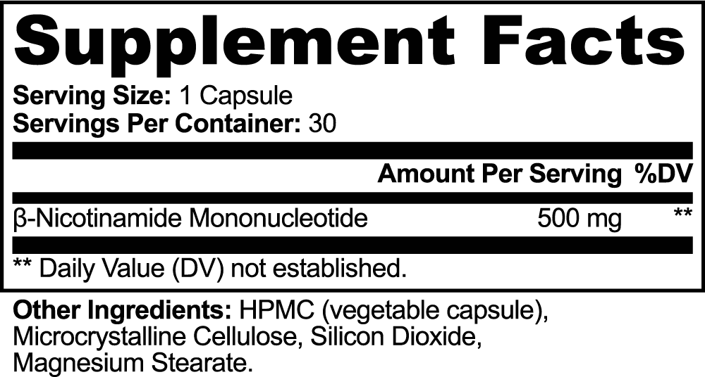 VOLTEX NMN 500mg — 3-Pack Bundle (90 Capsules) · SAVE 24%