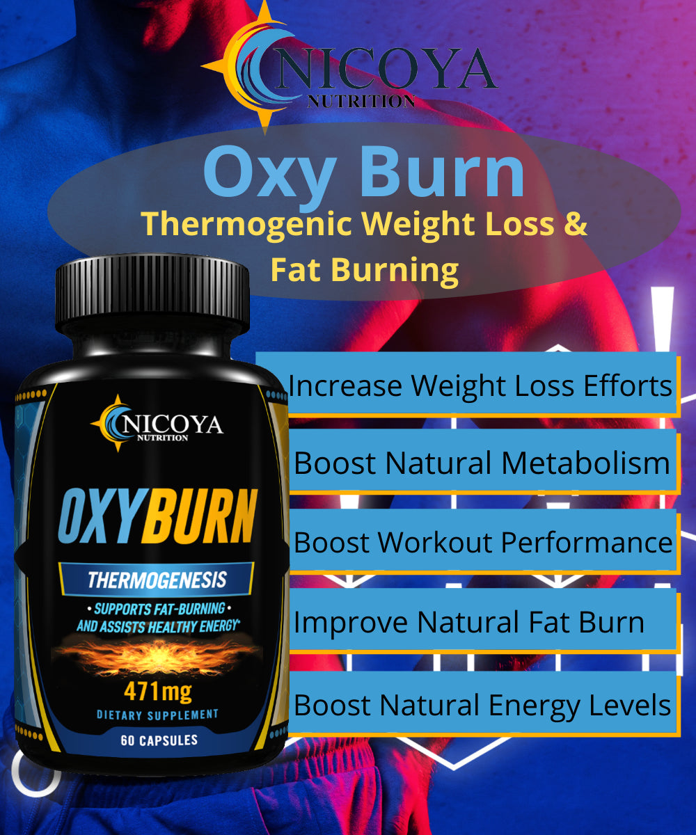 OXY BURN 472MG | Weight Loss & Fat Burner, Natural Appetite Suppressant & Energy