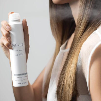 Neuro by Paul Mitchell Protect Heatctrl Iron Hairspray, Perfect Prep + Finish for Heat Styling, for All Hair Types