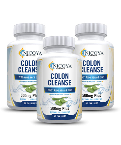 Organic Colon Cleanse 500Mg+ | Lose Weight, Detox, Bloating, Gas & Boost Energy