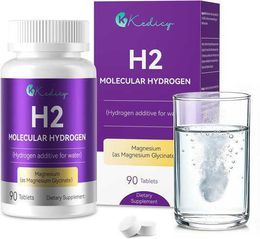 Hydrogen Water Tablets — 8 PPM Molecular H2 + Magnesium (60 Tablets)