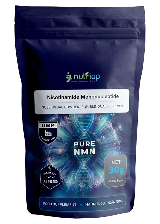 Nutriop® Pure NMN Sublingual Powder - Direct NAD+ Precursor (30g)